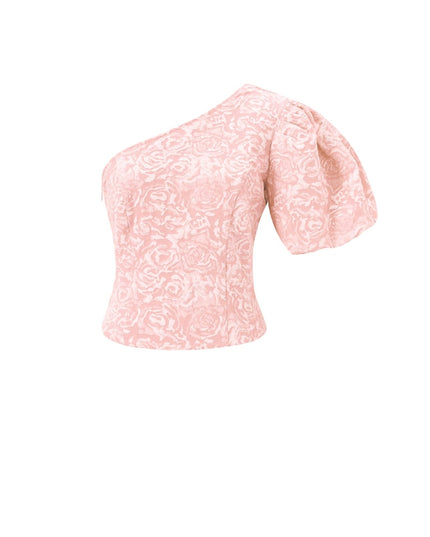 Short sleeve tops Floral print Elegant Spring/Summer