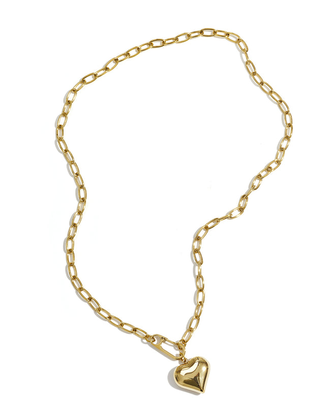 Ketting hangend hart met frontsluiting