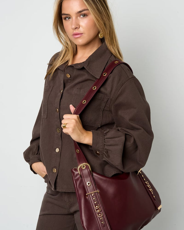 Schoudertassen Effen Kleur Casual PU Dagelijkse Accessoires