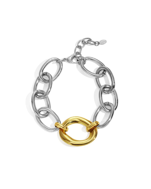 Stainless Steel Chain Bracelets Chain Casual Daily Simple Series Women's jewelry