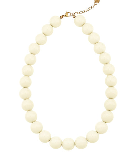 Large colored necklace - 15mm