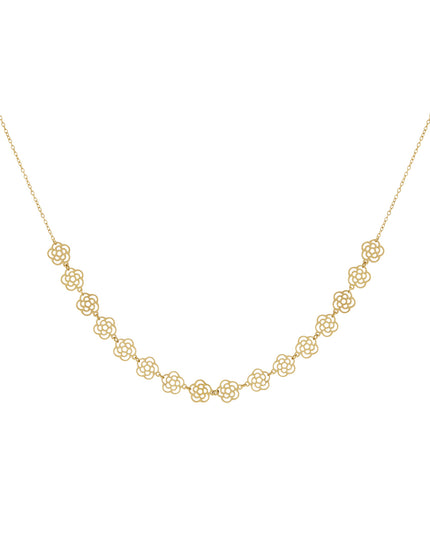 Bloemenliefde ketting