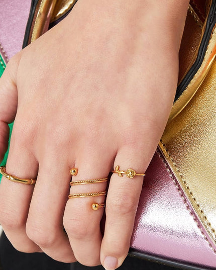 Spiraalvormige ringketting van roestvrij staal Zilver Stainless Steel 16