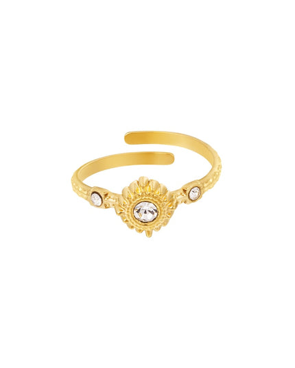 Ring magic steentjes - groen