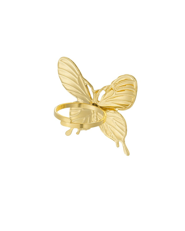 statement vlinder ring