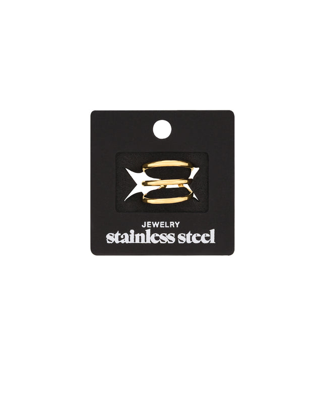 Vintage drielaagse ring