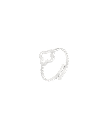 gedraaide ring met klaver