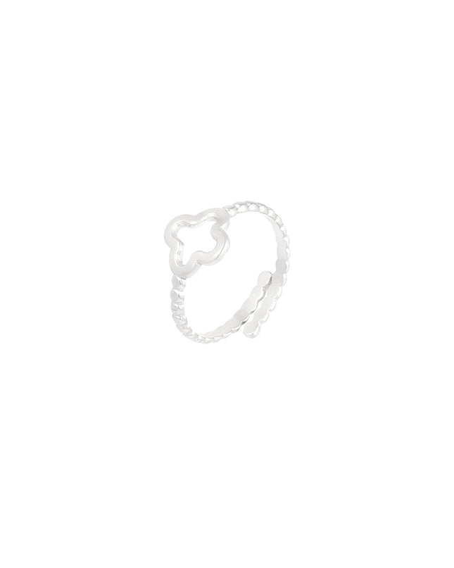 gedraaide ring met klaver