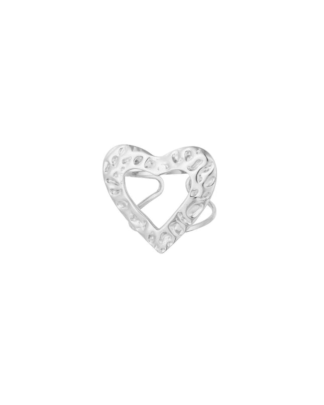 textured love ring