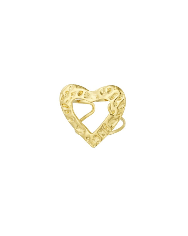 textured love ring