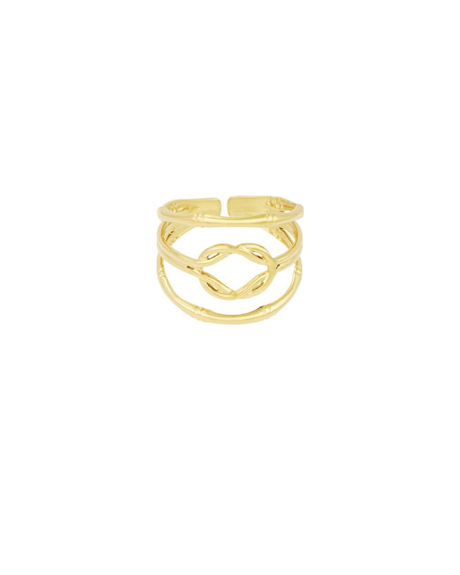 layered knot ring