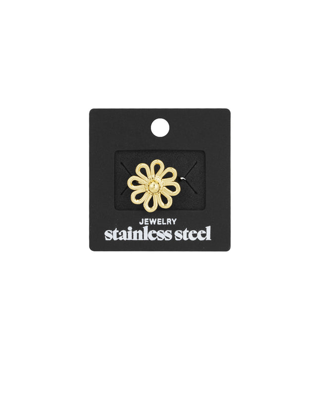 Ring happy flower - Goud kleur