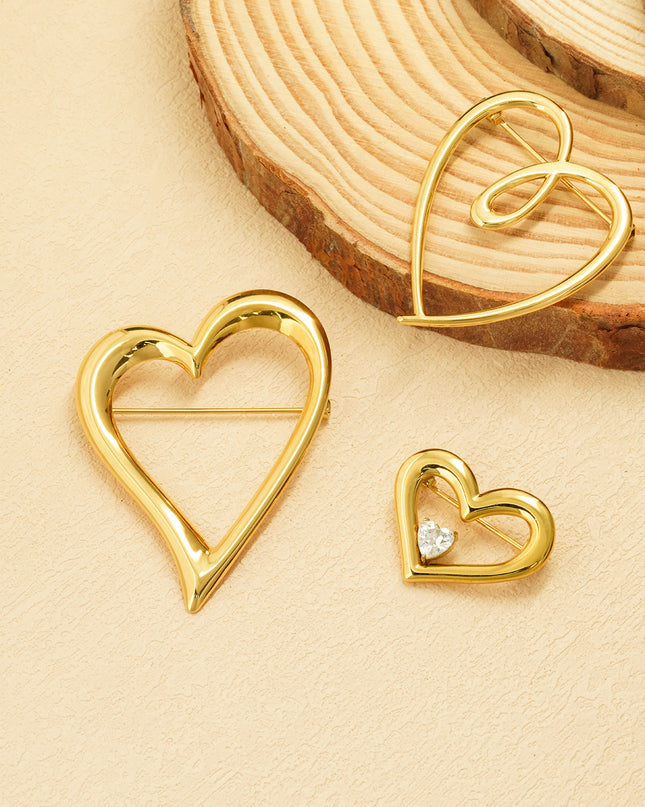 broche heart for you