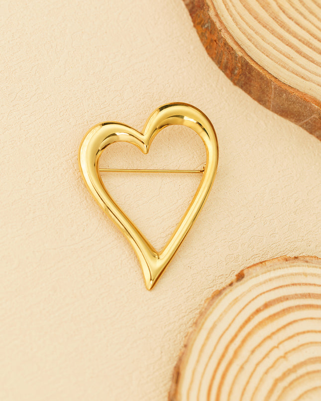 broche heart for you