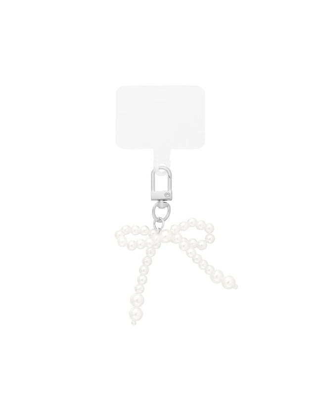 Accessory pendant bow - White Silver