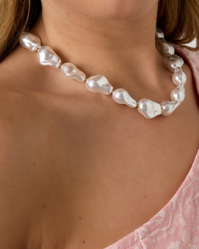Imitatieparel kralen kettingen kralen casual vakantie/strand eenvoudige serie dames sieraden