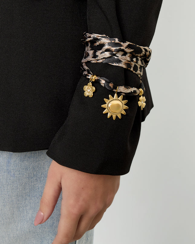 Armbanden met bedels van roestvrij staal, zon, casual, dagelijks, eenvoudig, serie, damessieraden