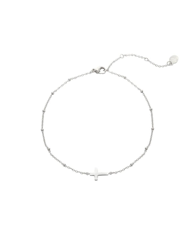 Armband Classic Cross Goud kleur Stainless Steel