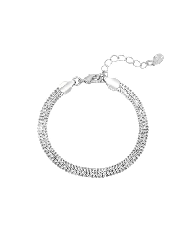 Armband Snaky Chain Zilver Koper