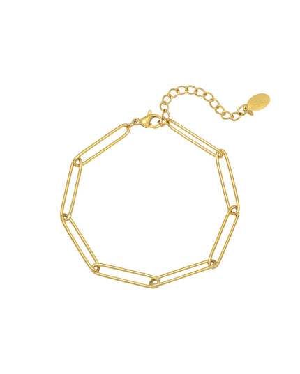 Armband Plain Chain Zilver Stainless Steel