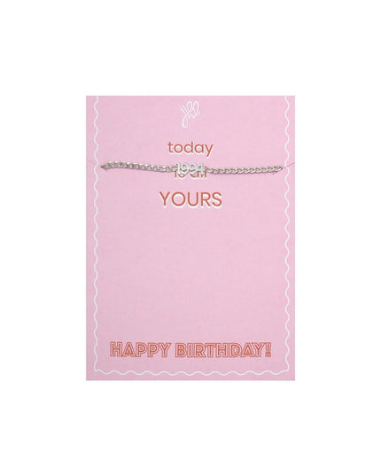 Armband Today Is Yours - 1986 Zilver Stainless Steel