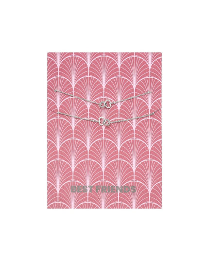 Armband Card Best Friends Goud kleur Stainless Steel