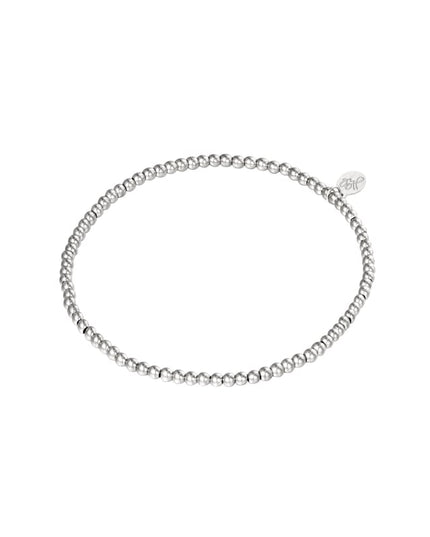 Armband Small Beads Zilver Stainless Steel-2.5MM