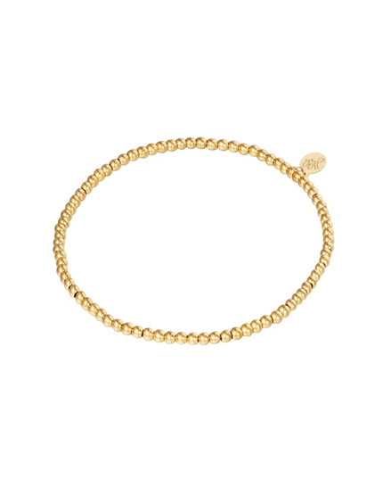 Armband Small Beads Zilver Stainless Steel-2.5MM