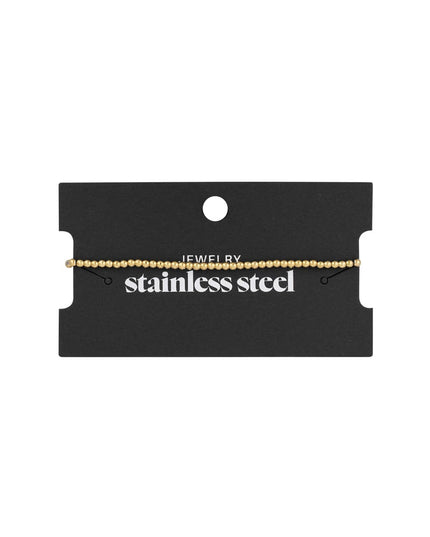 Armband Small Beads Zilver Stainless Steel-2.5MM