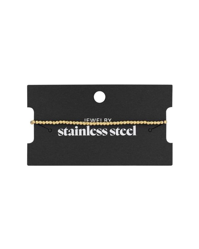 Armband Small Beads Zilver Stainless Steel-2.5MM