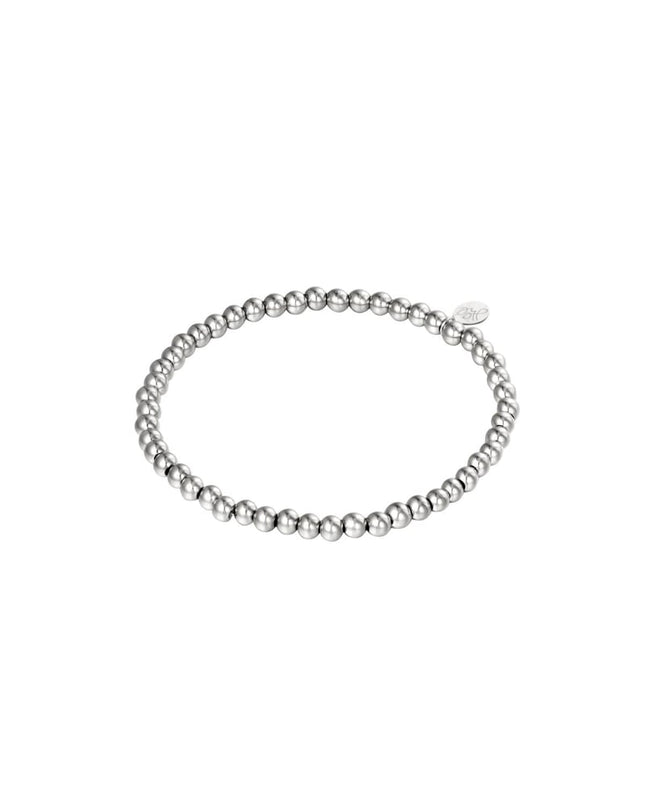 Armband Midi Beads Goud kleur Stainless Steel-4MM