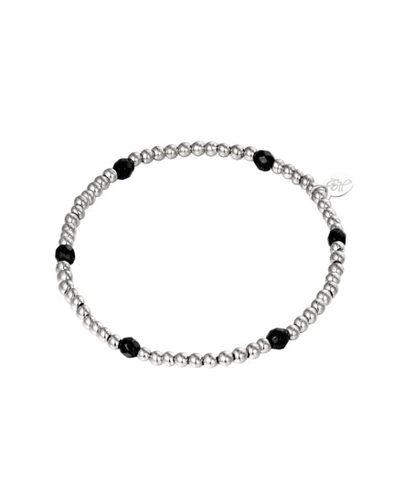 Armband Diamond Beads Zilver Stainless Steel