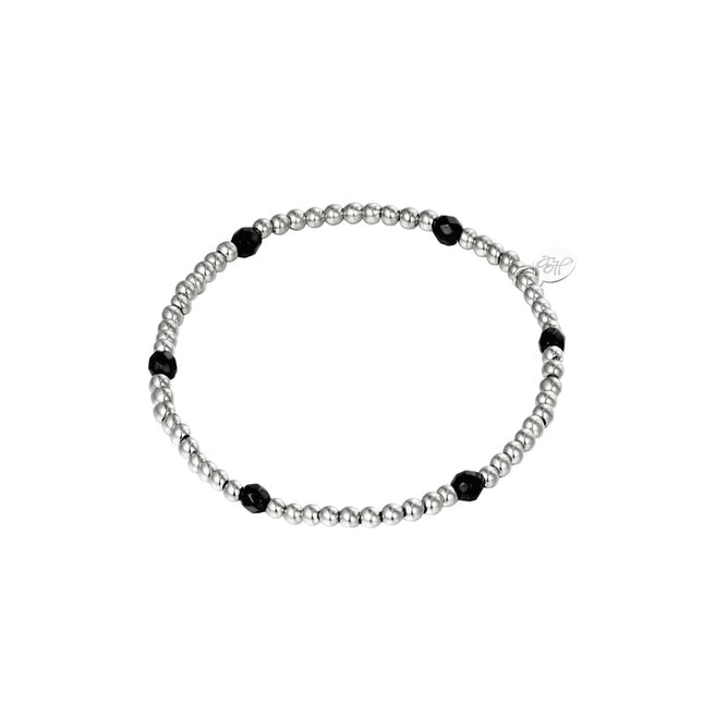 Armband Diamond Beads Zilver Stainless Steel