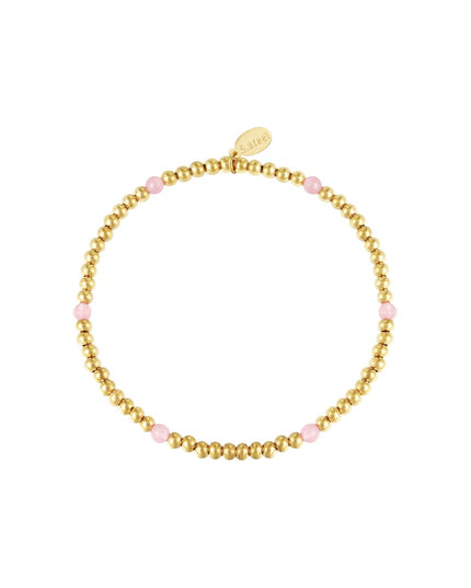 Armband Diamond Beads Zilver Stainless Steel