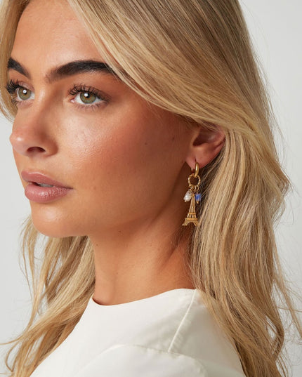 Paris Happy Charm oorbellen