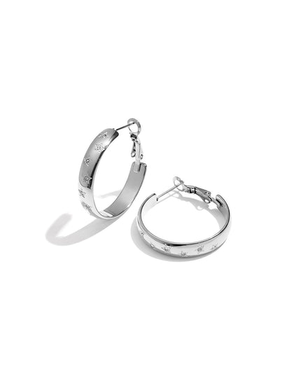 Trendy Star Hoops oorbellen