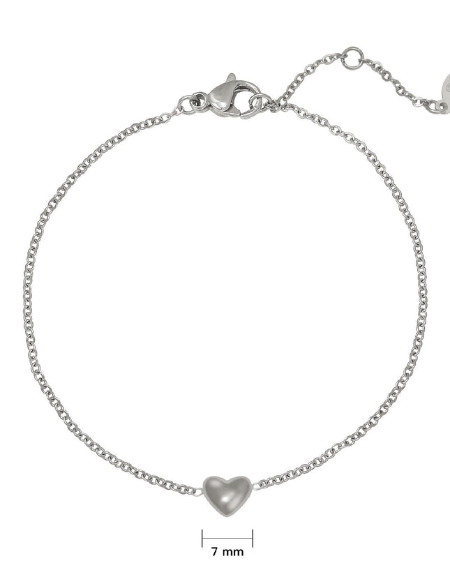 Armband Always in my Heart Zilver Stainless Steel