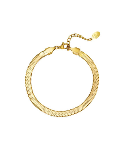 Armband Retreat Goud kleur Stainless Steel