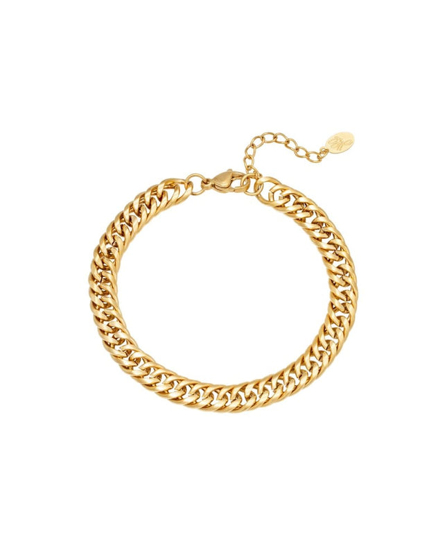 Armband Vibes Goud kleur Stainless Steel