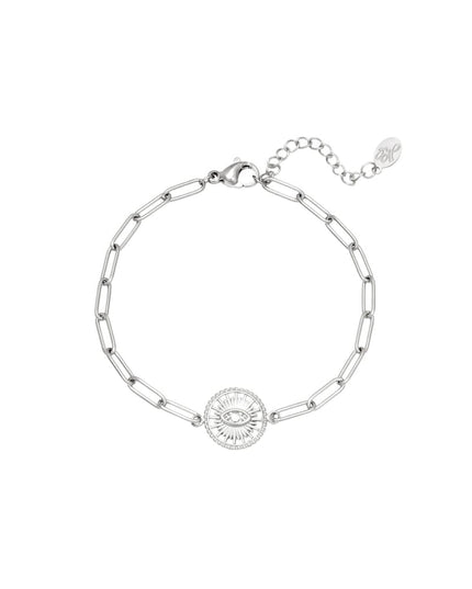 Armband Sundial Zilver Stainless Steel