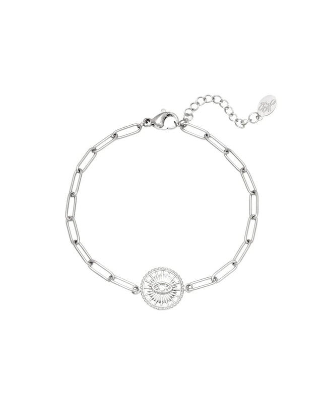 Armband Sundial Zilver Stainless Steel