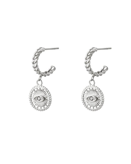 Oorbellen Overload Zilver Stainless Steel