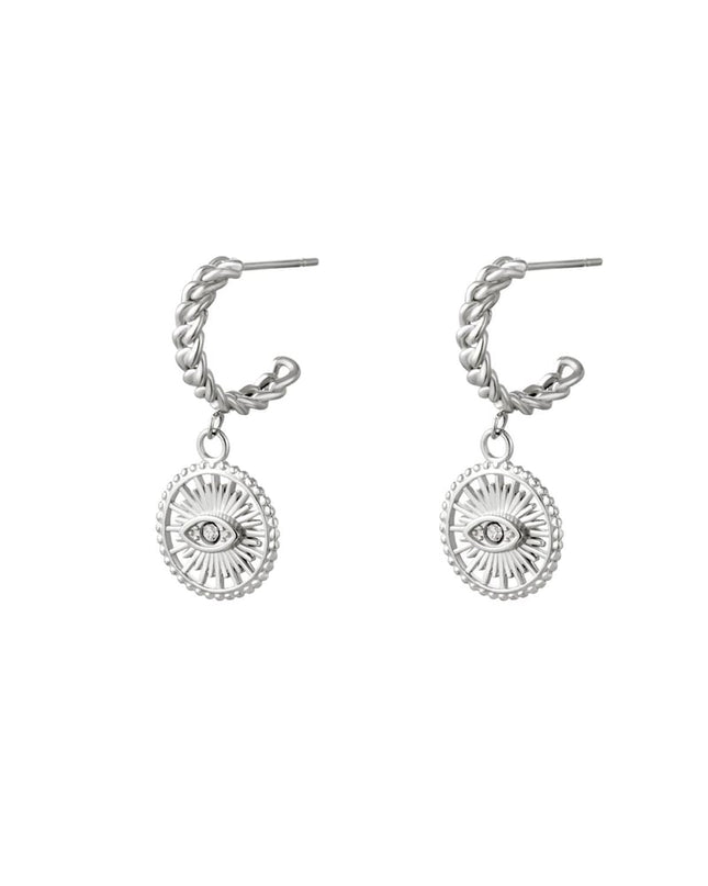 Oorbellen Overload Zilver Stainless Steel