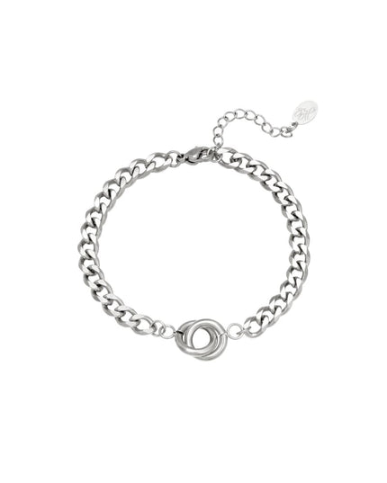 Armband Intertwined Goud kleur Stainless Steel