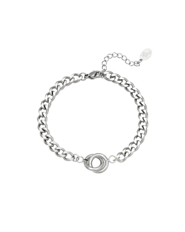 Armband Intertwined Goud kleur Stainless Steel