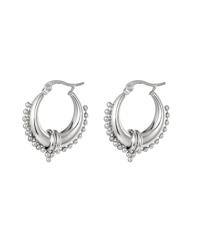 Oorbellen Saraswati Goud kleur Stainless Steel