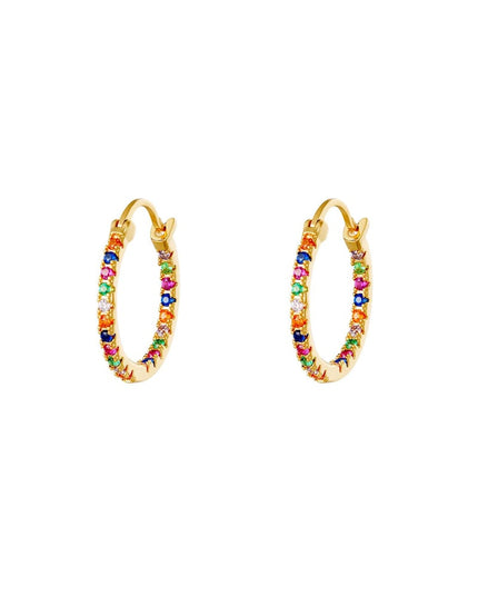 Oorbellen Hooplala Multi Koper