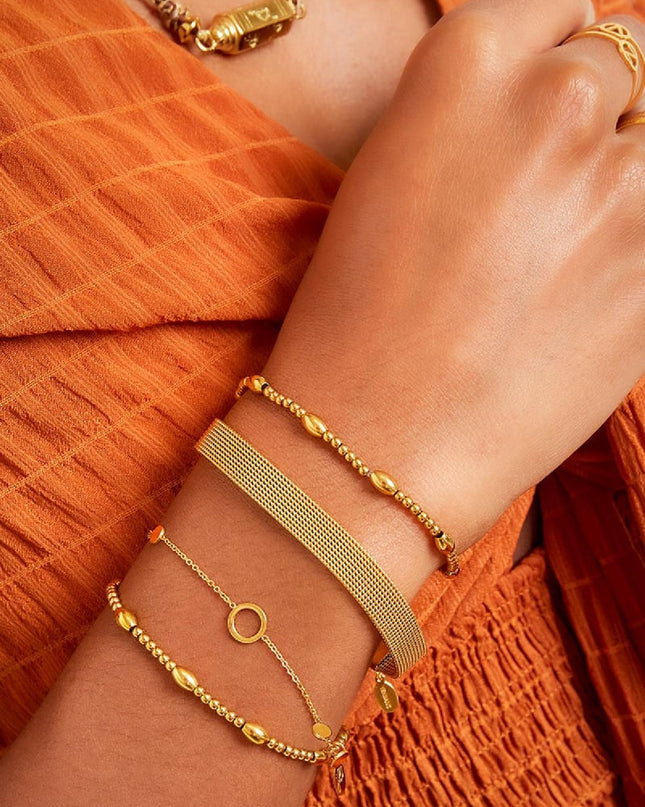 Roestvrij stalen armband Goud kleur Stainless Steel