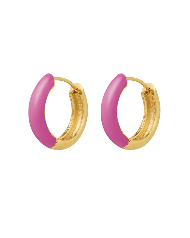 oorringen roze