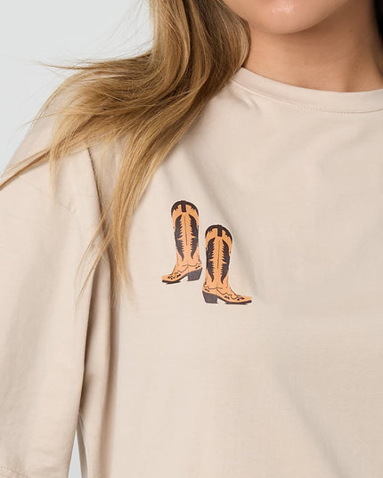 T-shirt Cowboy Boots